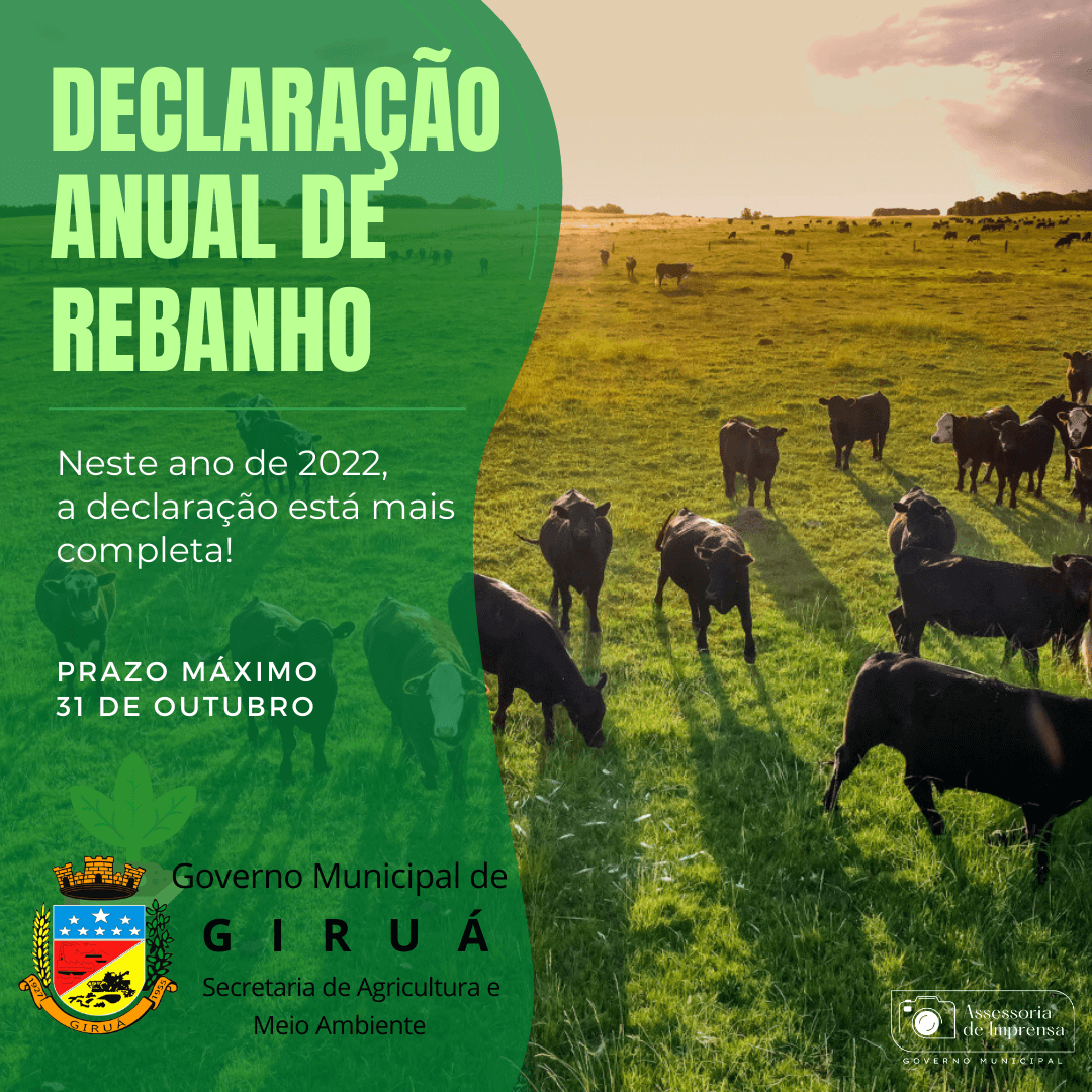 Declaração Anual de Rebanho está mais completa e exige atenção dos produtores